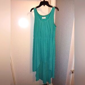 🟣Green sleeveless size large dress